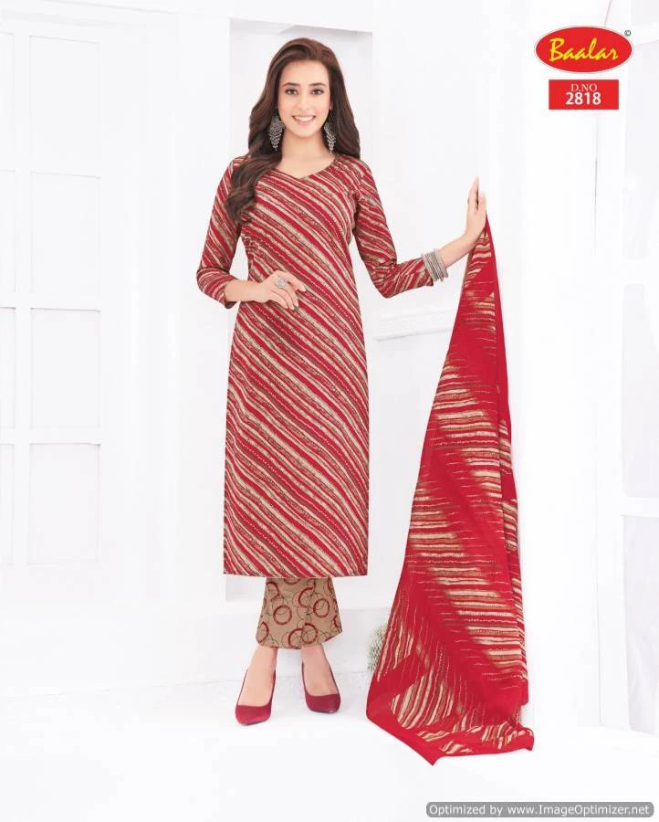 Baalar Zaara Vol 28 Cotton Wholesale Readymade Salwar Suit Catalog — Wholesale Salwar Suits, MPA wholesale from Surat — view 11